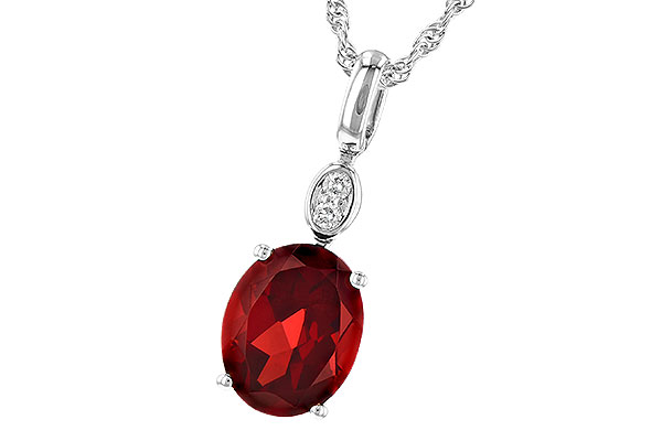 D199-62721: NECK 2.90 GARNET 2.93 TGW (10x8MM GAR)