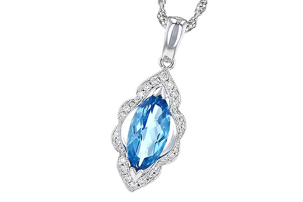 D282-34530: NECK 1.26 BLUE TOPAZ 1.37 TGW