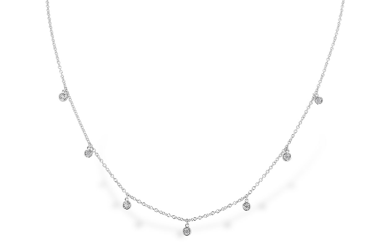 D283-19985: NECKLACE .12 TW (18")