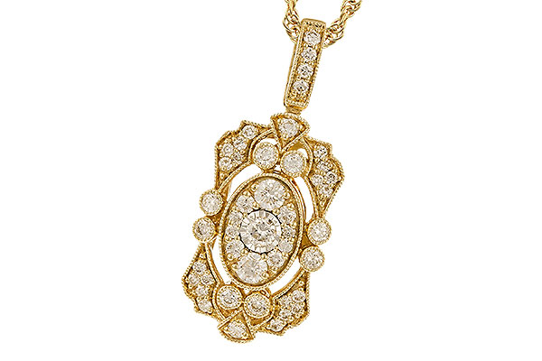 D283-23557: B282-33585 NECK IN ALL Y/G .50 TW
