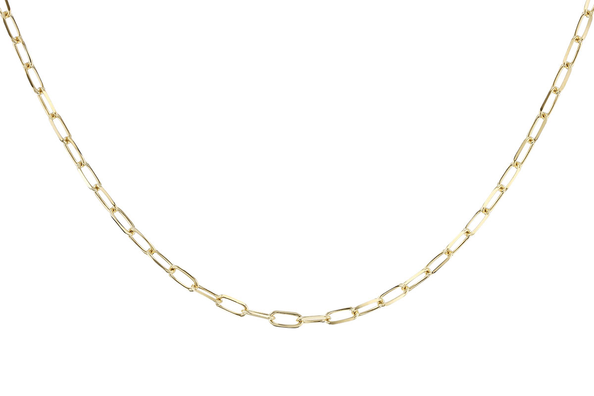 D283-24503: PAPERCLIP MD (8IN, 3.10MM, 14KT, LOBSTER CLASP)