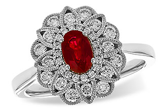D283-26303: LDS RG .55 TW RUBY 1.07 TGW (6x4MM RUBY)