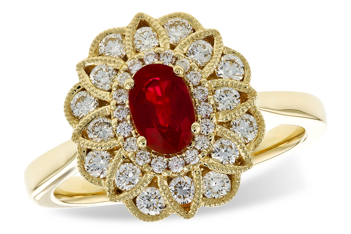 D283-26303: LDS RG .55 TW RUBY 1.07 TGW (6x4MM RUBY)