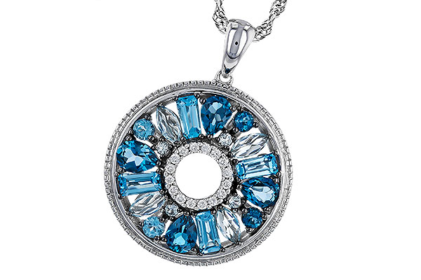 D284-13576: NECKLACE 1.67 BLUE TOPAZ 1.72 TGW
