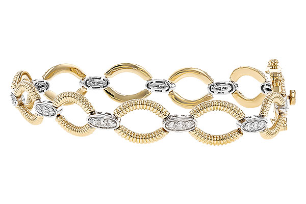 D284-15385: BRACELET .75 TW (7")