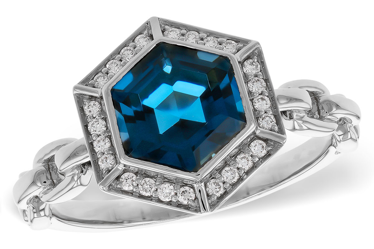 D284-15403: LDS RG 2.03 LONDON BLUE TOPAZ 2.14 TGW (7.5MM LBT)