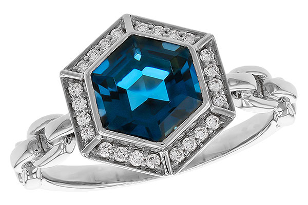 D284-15403: LDS RG 2.03 LONDON BLUE TOPAZ 2.14 TGW (7.5MM LBT)