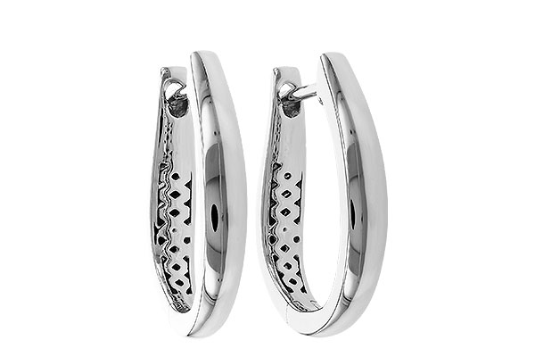 D284-15439: GOLD EARRINGS (17MM)