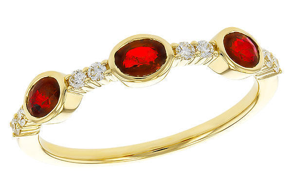 D284-18094: LDS WED RG .66 TW RUBY .78 TGW