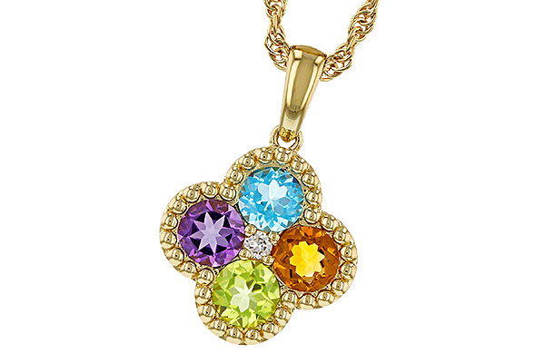 D284-18139: NECKLACE 1.26 SEMI-PREC (AMY,BT,CIT,PER) 1.29 TGW