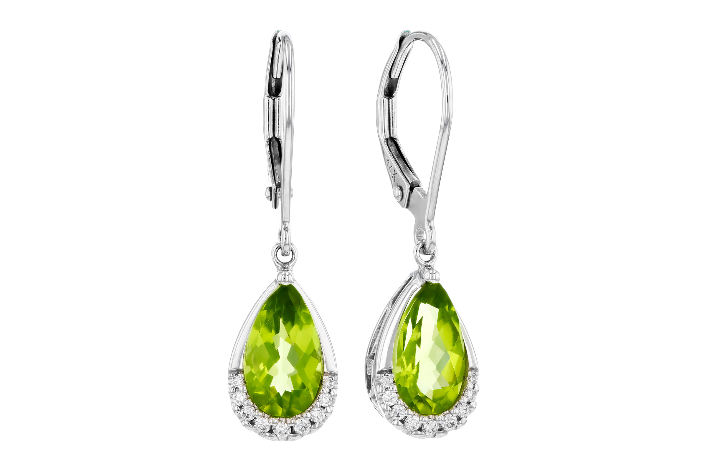 D285-02648: EARR 1.85 PERIDOT 1.94 TGW (9x5MM PS)