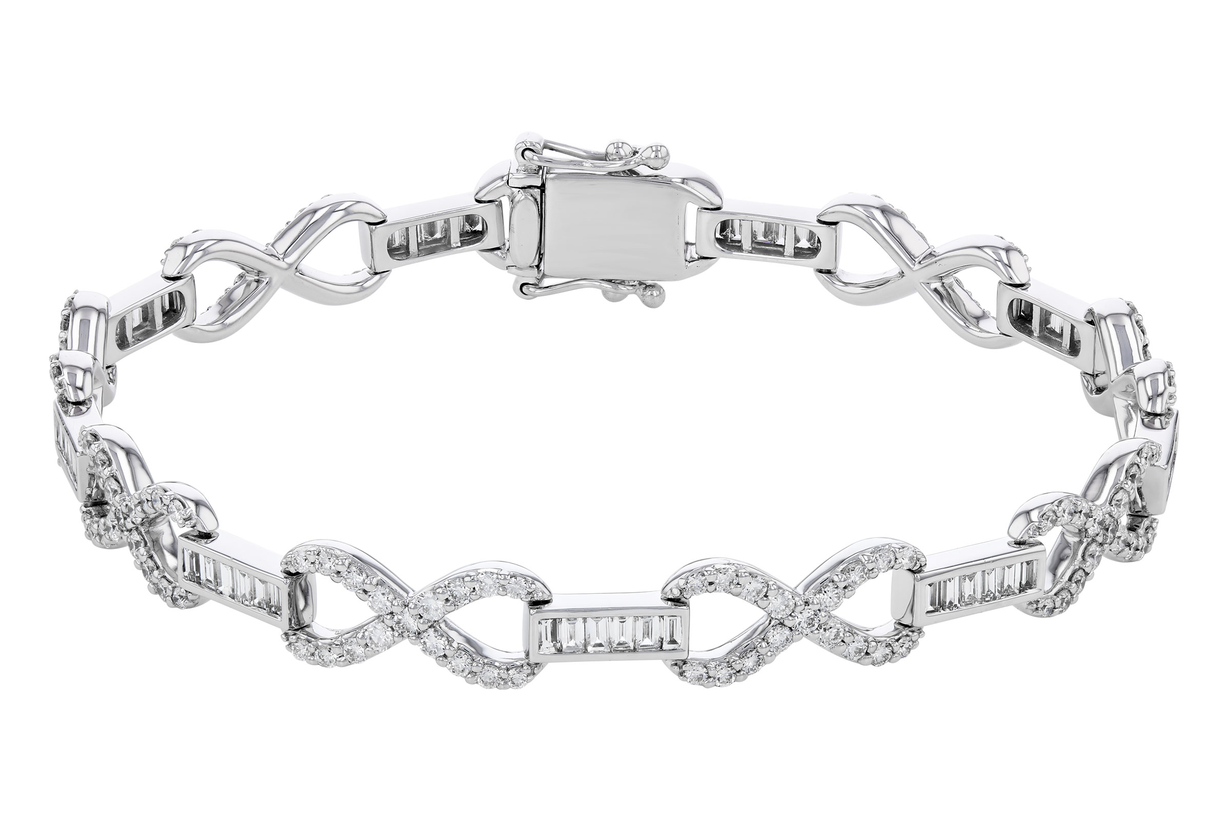 D285-02694: BRACELET 1.10 TW BAG 2.55 TW (7")
