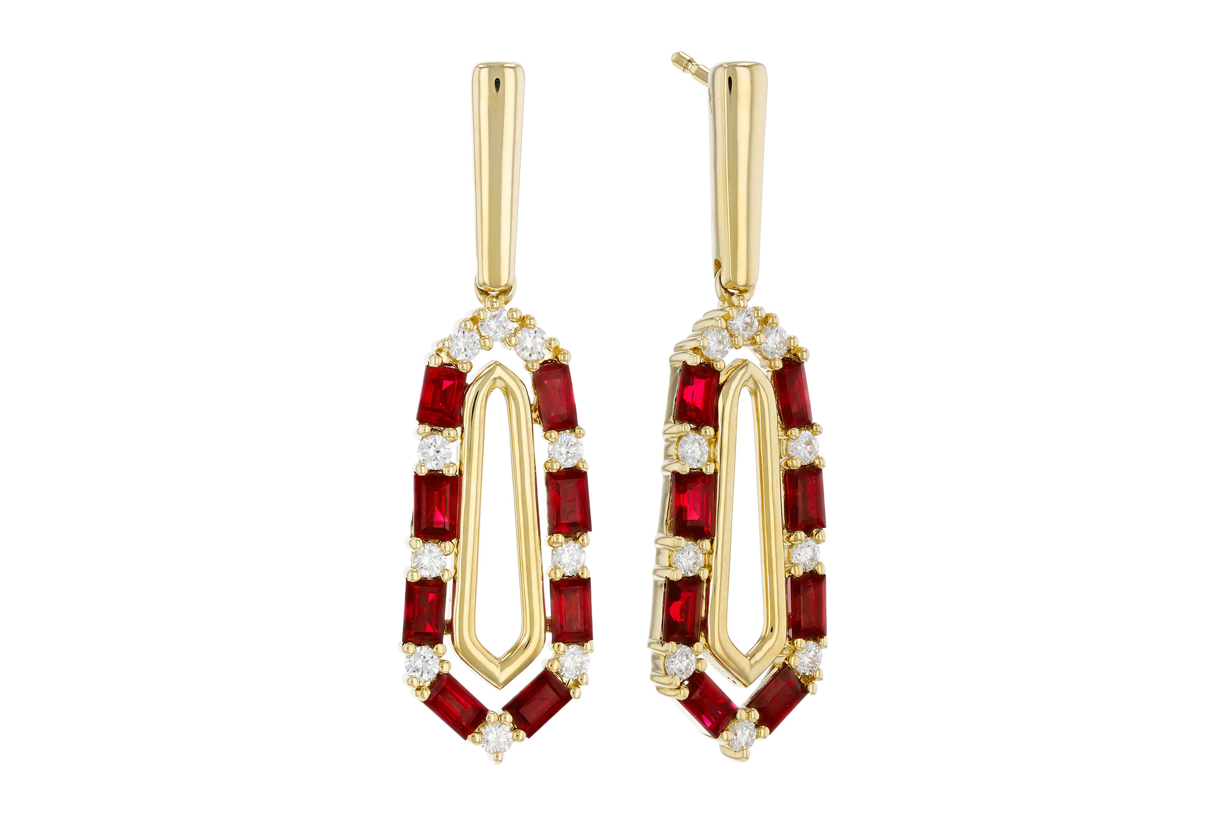 D285-03594: EARR .98 TW RUBY 1.26 TGW