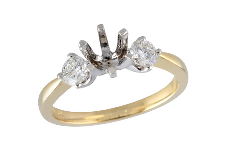 E015-03566: LDS SEMI DIA RING .40 TW
