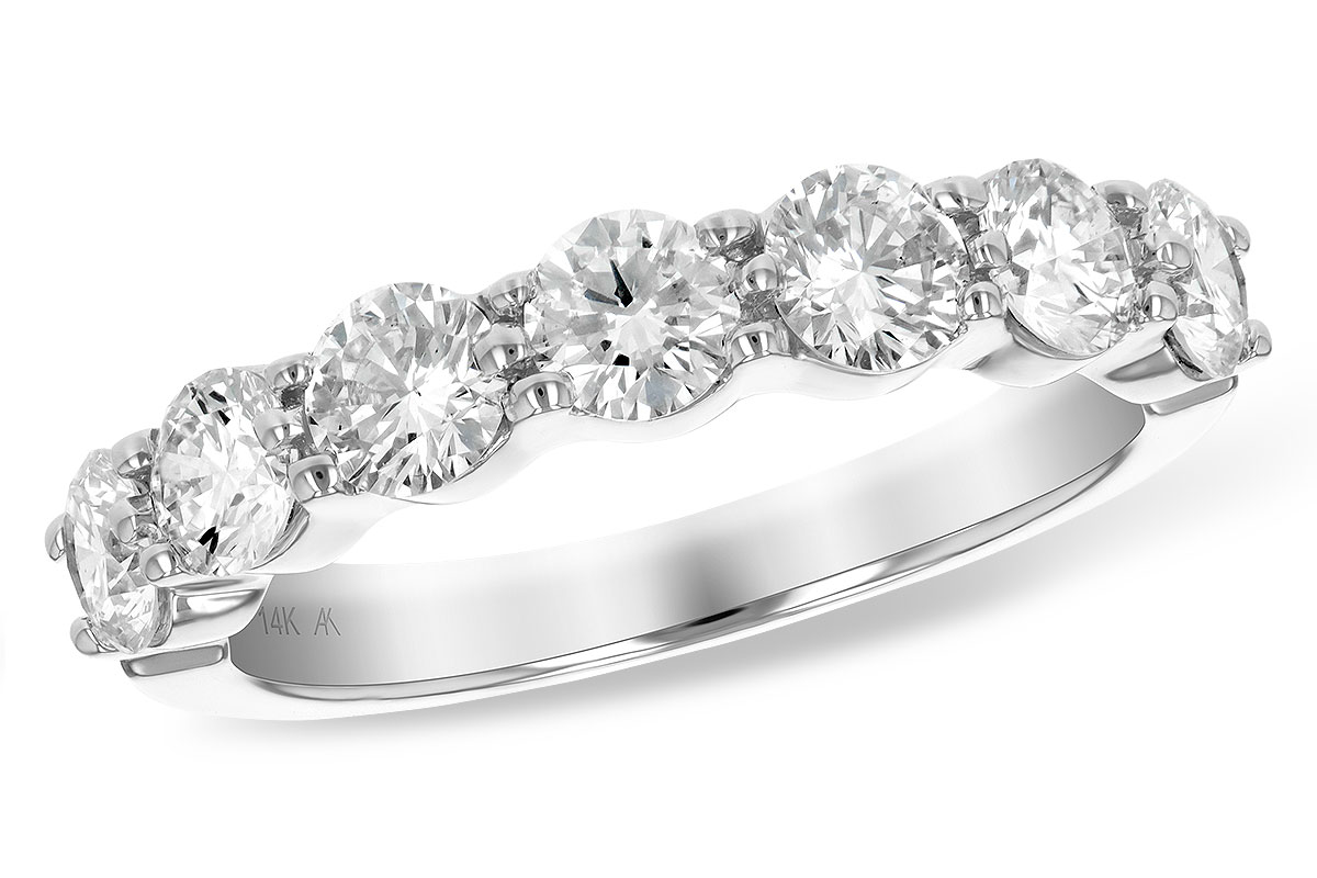 E102-33621: LDS DIA WED RG 1.50 TW (7 STONES)