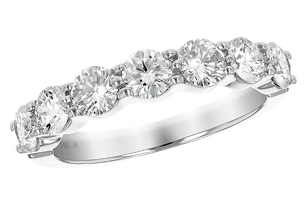E102-33621: LDS DIA WED RG 1.50 TW (7 STONES)