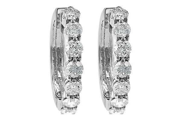 E195-03566: EARRINGS 2 CT TW