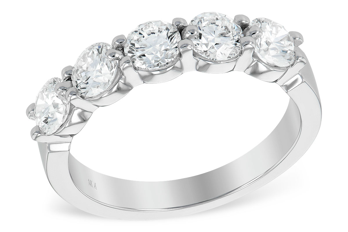 E195-07230: LDS DIA WED RG 1.50 TW (5 STONES)