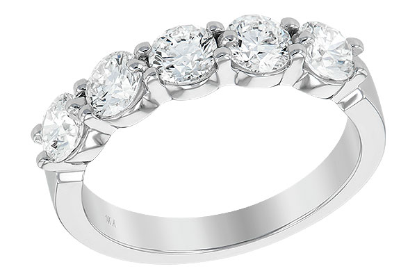 E195-07230: LDS DIA WED RG 1.50 TW (5 STONES)