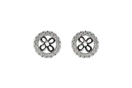 E196-86285: EARRING JACKETS .24 TW (FOR 0.75-1.00 CT TW STUDS)