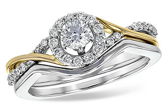 E196-88094: SET .26 BR .50 TW (WG SH & YG TRIM)