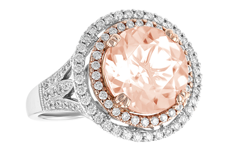 E197-77185: LDS RG 3.94 MORGANITE 4.50 TGW