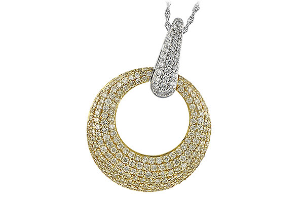 E198-67257: NECK 1.64 YELLOW DIAS 1.90 TW