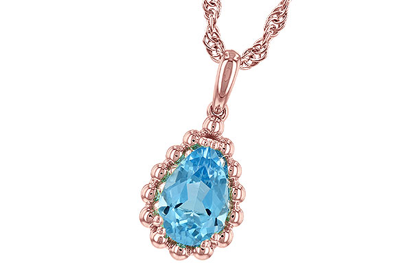 E198-68166: NECKLACE 1.55 CT BLUE TOPAZ