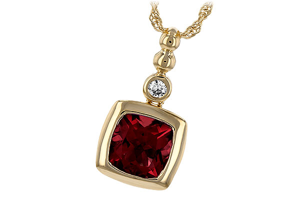 E198-69039: NECK 1.40 GARNET 1.44 TGW