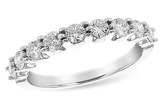 E198-69085: LDS WED RG .75 TW (9 STONES)