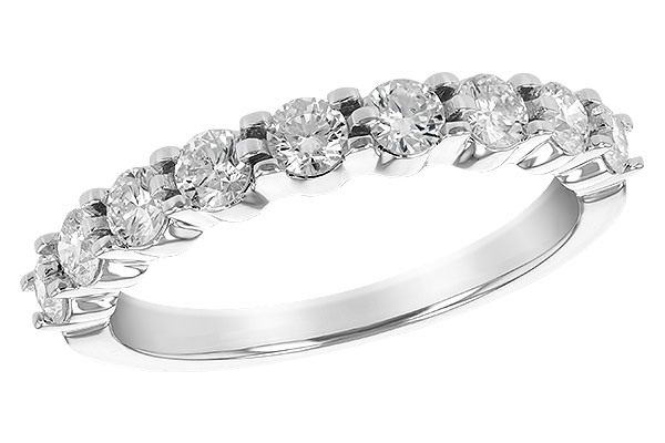 E198-69085: LDS WED RG .75 TW (9 STONES)