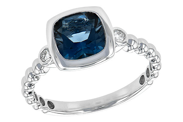 E198-71730: LDS RG 1.58 LONDON BLUE TOPAZ 1.66 TGW
