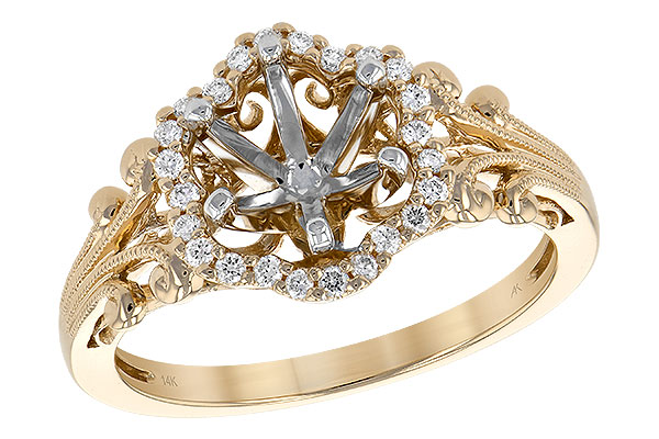 E199-55385: LDS SEMI DIA RG .15 TW (FOR 1.25 CTR)