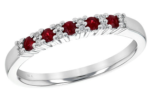 E199-56357: LDS WED RG .22 RUBY .29 TGW