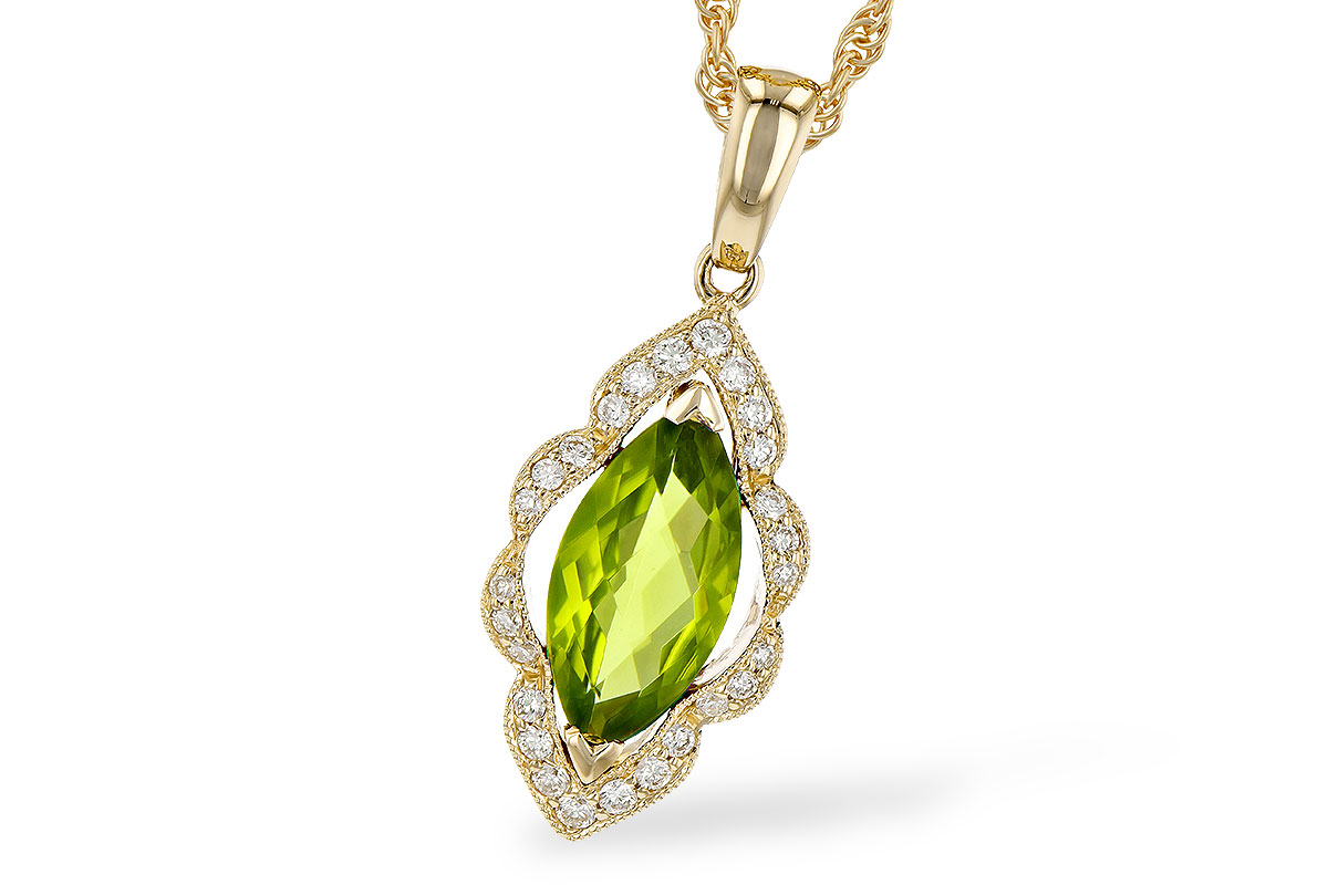 E199-60885: NECK .94 PERIDOT 1.05 TGW