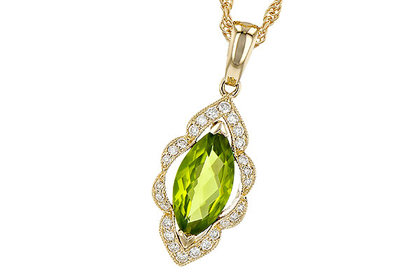 E199-60885: NECK .94 PERIDOT 1.05 TGW