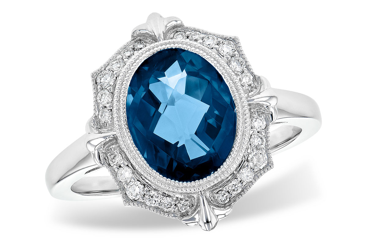 E199-62648: LDS RG 3.00 LONDON BLUE TOPAZ 3.16 TGW