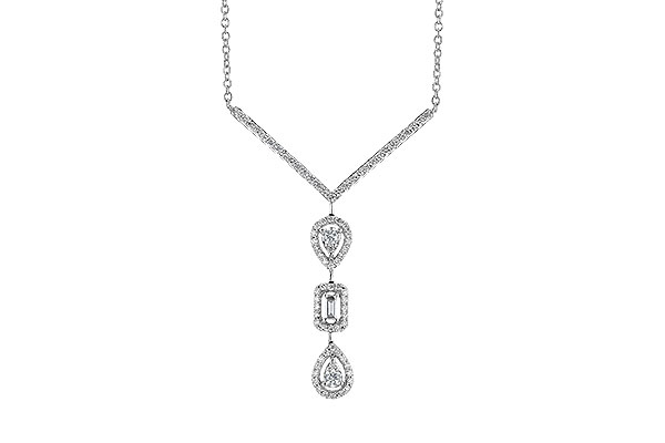 E282-31757: NECK .04 BAGUETTE .50 TW (18")