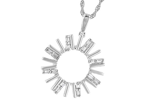 E282-32694: NECK .14 TW BAGUETTES