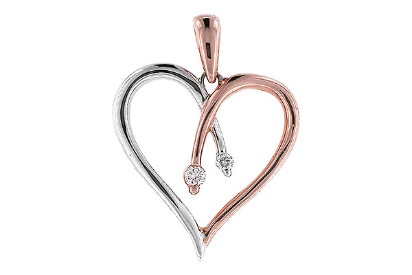 E282-32721: G015-95384 MADE IN PINK & WG .04 TW