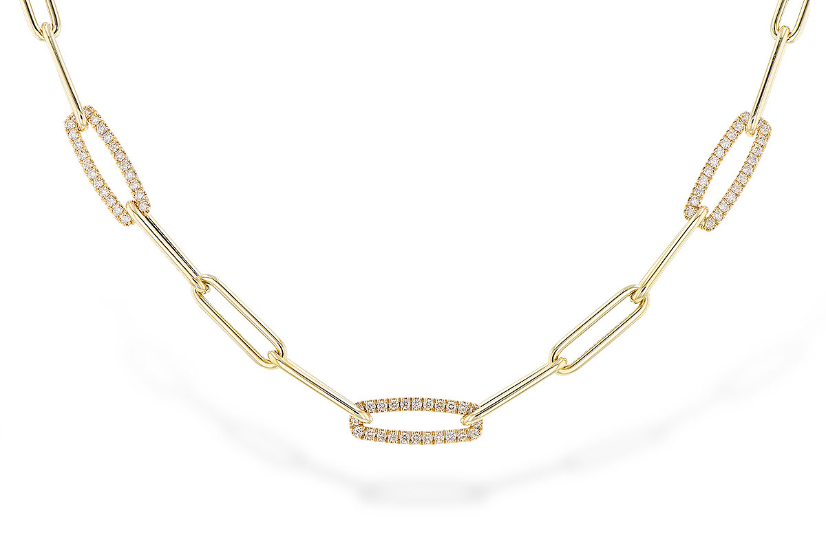 E283-19085: NECKLACE .75 TW (17 INCHES)