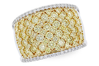 E283-21766: LDS DIA WED RG 2.19 YELLOW DIAS 2.37 TW