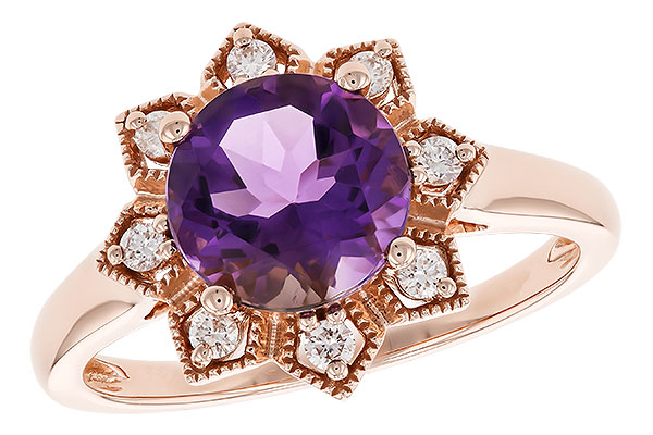 E283-23630: LDS RG 1.70 AMETHYST 1.84 TGW (8MM RD)