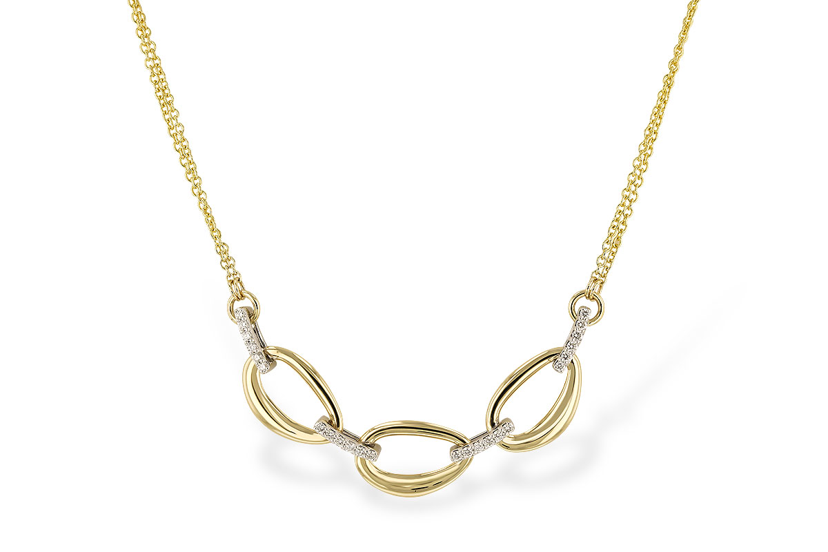 E284-10830: NECKLACE .25 TW (18")