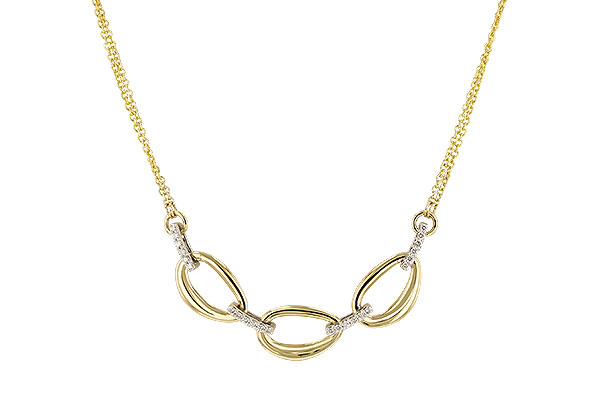 E284-10830: NECKLACE .25 TW (18")