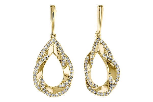E284-11803: EARRINGS .50 TW