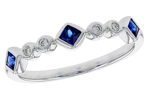 E284-14457: LDS WED RG .25 SAPPHIRE .30 TGW