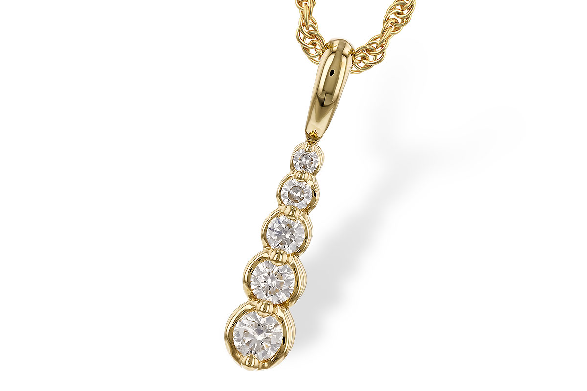 E284-15394: NECKLACE .25 TW