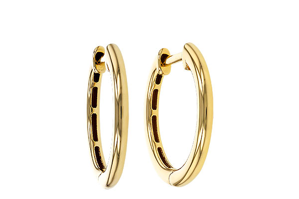 E284-17194: GOLD EARRINGS (16MM)