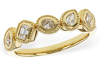 E284-17257: LDS DIA WED RG .34 TW FANCY CUT DIAS